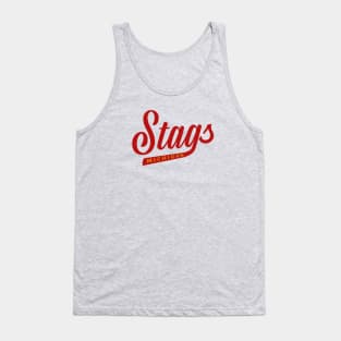 Defunct Michigan Stags WHA Hockey 1974 Tank Top